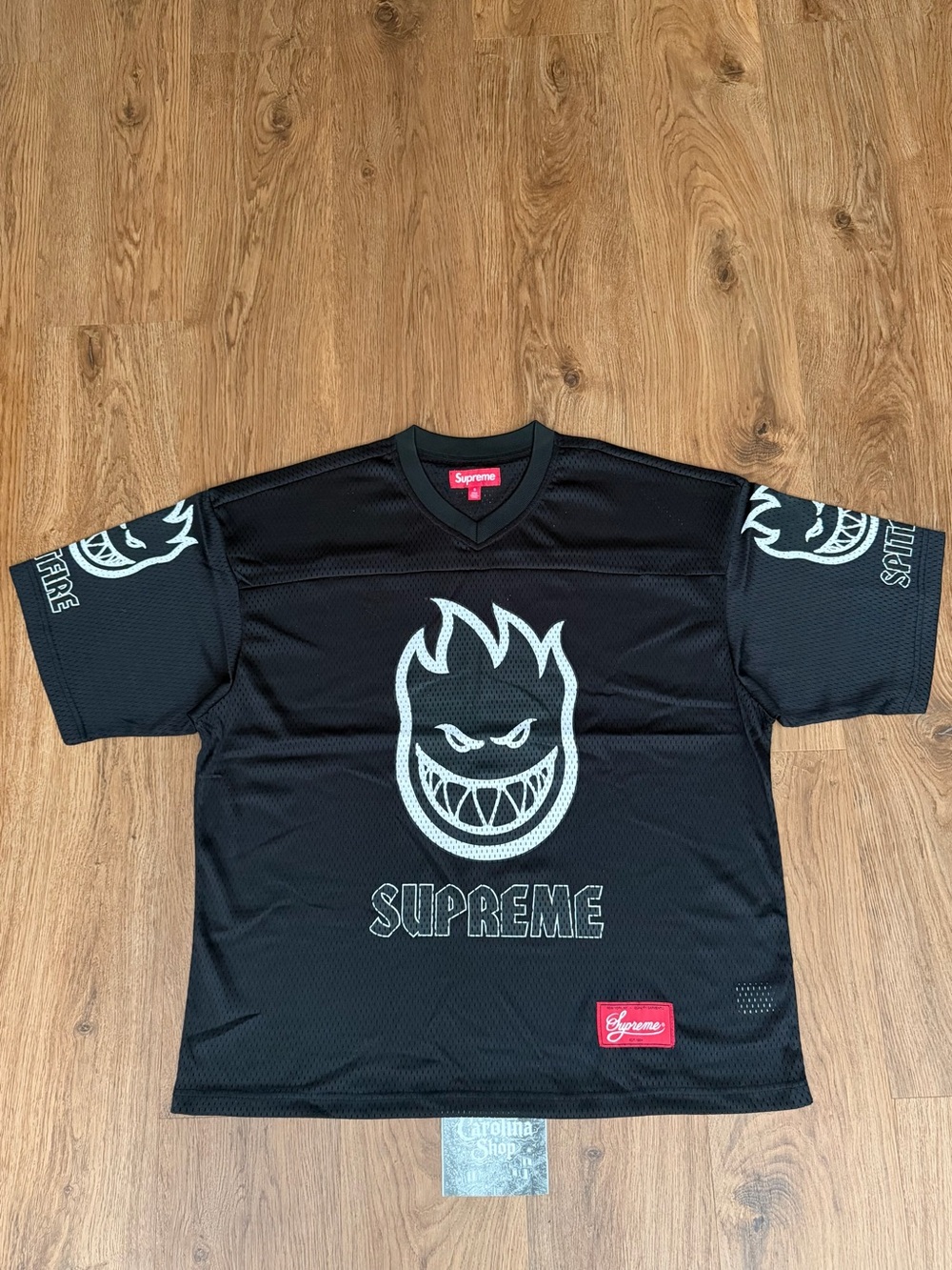 Supreme x Spitfire Football Jersey - Black 🖤🏈🔥